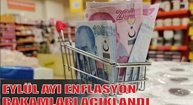 EYLÜL AYI ENFLASYON RAKAMLARI AÇIKLANDI