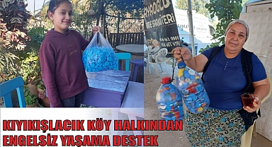 KIYIKIŞLACIK KÖY HALKINDAN ENGELSİZ YAŞAMA DESTEK
