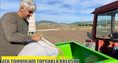 ATA TOHUMLARI TOPRAKLA BULUŞTU