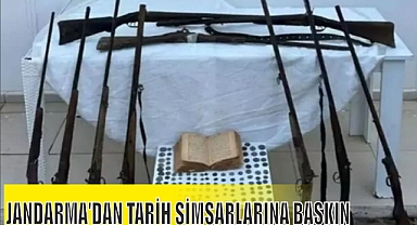 JANDARMA’DAN TARİH SİMSARLARINA BASKIN