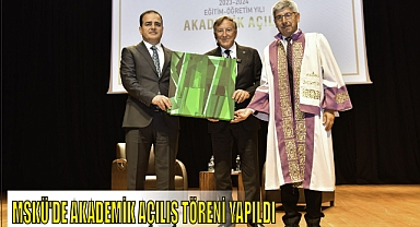 MSKÜ’DE AKADEMİK AÇILIŞ TÖRENİ YAPILDI