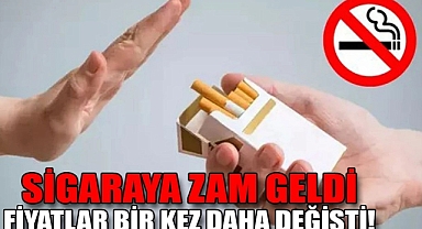 SİGARA YİNE ZAM GELDİ