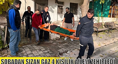 SOBADAN SIZAN GAZ 4 KİŞİLİK AİLEYİ ZEHİRLEDİ