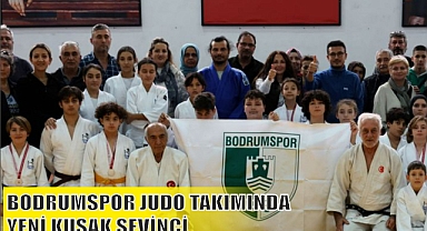 BODRUMSPOR JUDO TAKIMINDA YENİ KUŞAK SEVİNCİ