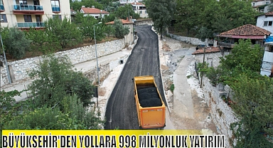 BÜYÜKŞEHİR’DEN YOLLARA 998 MİLYONLUK YATIRIM