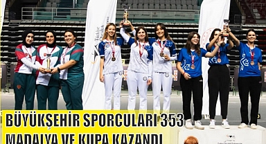 BÜYÜKŞEHİR SPORCULARI 353 MADALYA VE KUPA KAZANDI