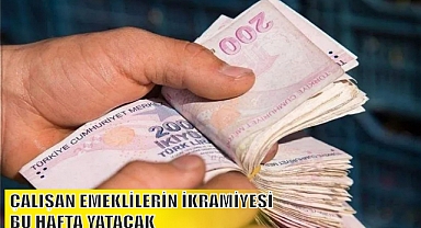 ÇALIŞAN EMEKLİLERİN İKRAMİYESİ BU HAFTA YATACAK