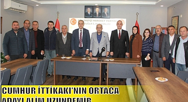 CUMHUR İTTİKAKI’NIN ORTACA ADAYI ALİM UZUNDEMİR