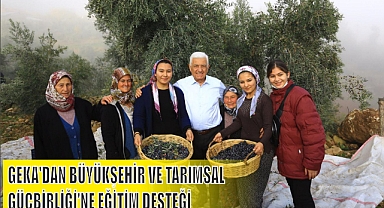 GEKA’DAN BÜYÜKŞEHİR VE TARIMSAL GÜÇBİRLİĞİ’NE EĞİTİM DESTEĞİ