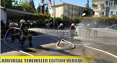KİMYASAL TEHLİKELER EĞİTİMİ VERİLDİ