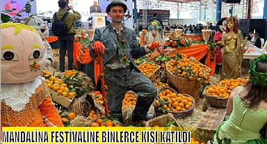 MANDALİNA FESTİVALİNE BİNLERCE KİŞİ KATILDI