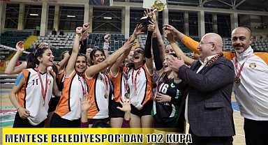 MENTEŞE BELEDİYESPOR’DAN 102 KUPA