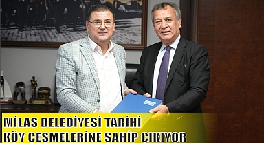 MİLAS BELEDİYESİ TARİHİ KÖY ÇEŞMELERİNE SAHİP ÇIKIYOR