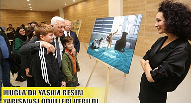 MUĞLA’DA YAŞAM RESİM YARIŞMASI ÖDÜLLERİ VERİLDİ