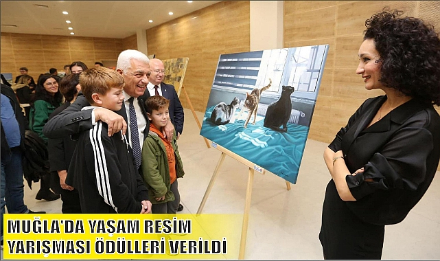 MUĞLA’DA YAŞAM RESİM YARIŞMASI ÖDÜLLERİ VERİLDİ