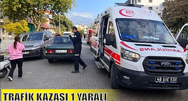 TRAFİK KAZASI 1 YARALI