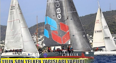 YILIN SON YELKEN YARIŞLARI YAPILDI