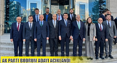 AK PARTİ BODRUM ADAYI AÇIKLANDI