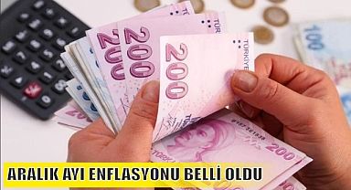 ARALIK AYI ENFLASYONU BELLİ OLDU