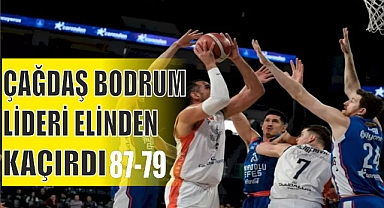 ÇAĞDAŞ BODRUMSPOR LİDERİ ELİNDEN KAÇIRDI