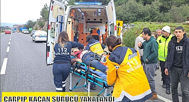 ÇARPIP KAÇAN SÜRÜCÜ YAKALANDI