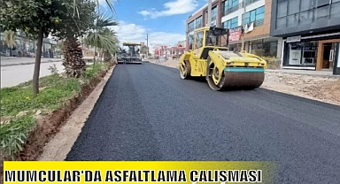 MUMCULAR’DA ASFALTLAMA ÇALIŞMASI
