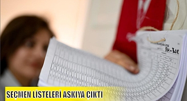 SEÇMEN LİSTELERİ ASKIYA ÇIKTI