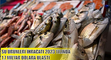 SU ÜRÜNLERİ İHRACATI 2023 YILINDA 1,7 MİLYAR DOLARA ULAŞTI