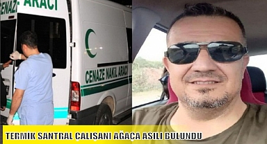 TERMİK SANTRAL ÇALIŞANI AĞAÇA ASILI BULUNDU