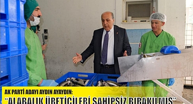 AYDIN AYAYDIN: “ALABALIK ÜRETİCİLERİ SAHİPSİZ BIRAKILMIŞ”