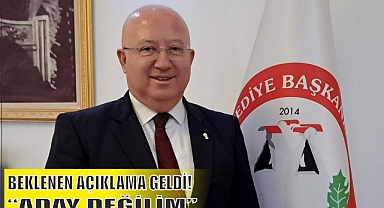 BEKLENEN AÇIKLAMA GELDİ! BAŞKAN GÜMÜŞ, “ADAY DEĞİLİM”