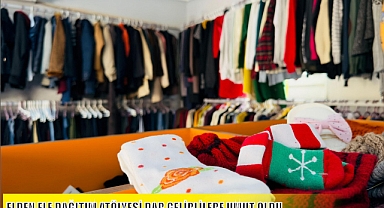 ELDEN ELE DAĞITIM ATÖLYESİ DAR GELİRLİLERE UMUT OLDU