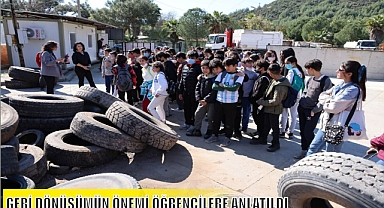 GERİ DÖNÜŞÜMÜN ÖNEMİ ÖĞRENCİLERE ANLATILDI