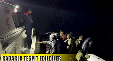 RADARLA TESPİT EDİLDİLER