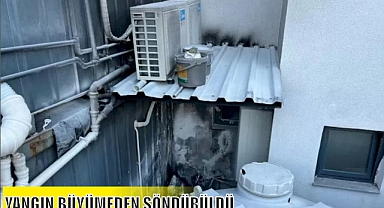 YANGIN BÜYÜMEDEN SÖNDÜRÜLDÜ