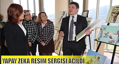 YAPAY ZEKA RESİM SERGİSİ AÇILDI
