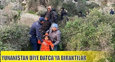 YUNANİSTAN DİYE DATÇA’YA BIRAKTILAR