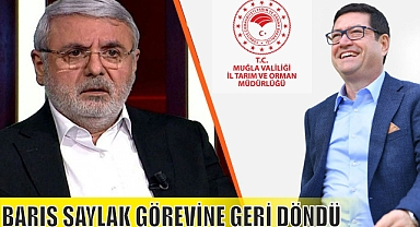 BARIŞ SAYLAK GÖREVİNE GERİ DÖNDÜ