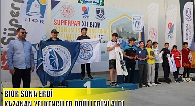 BIOR SONA ERDİ, KAZANAN YELKENCİLER ÖDÜLLERİNİ ALDI