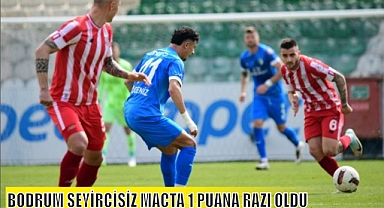 BODRUM SEYİRCİSİZ MAÇTA 1 PUANA RAZI OLDU