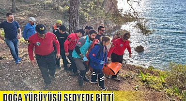 DOĞA YÜRÜYÜŞÜ SEDYEDE BİTTİ