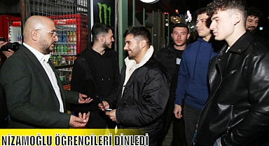 NİZAMOĞLU ÖĞRENCİLERİ DİNLEDİ