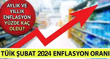 TÜİK ŞUBAT AYI ENFLASYON RAKAMLARINI AÇIKLADI