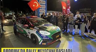 BODRUM'DA RALLY HEYECANI BAŞLADI