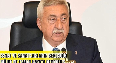 ESNAF VE SANATKARLARIN BEKLEDİĞİ MÜJDE NE ZAMAN HAYATA GEÇECEK?