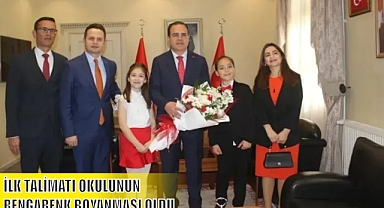 İLK TALİMATI OKULUNUN RENGARENK BOYANMASI OLDU