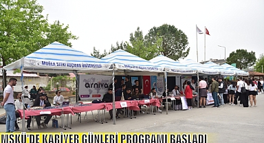 MSKÜ'DE KARİYER GÜNLERİ PROGRAMI BAŞLADI