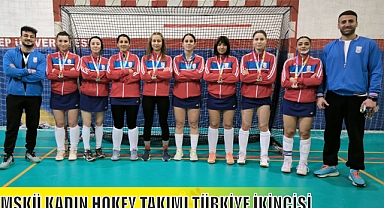 MSKÜ KADIN HOKEY TAKIMI TÜRKİYE İKİNCİSİ