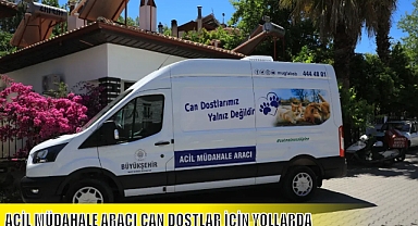 ACİL MÜDAHALE ARACI CAN DOSTLAR İÇİN YOLLARDA