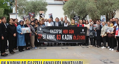 AK KADINLAR GAZZELİ ANNELERİ UNUTMADI